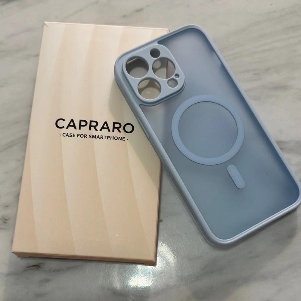 Capraro Blue Smartphone Case for iPhone 14proMax NIB